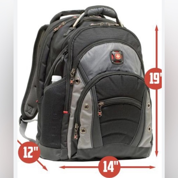 Wenger Synergy Pro 16" Laptop Backpack, Black/Grey - Picture 5 of 17